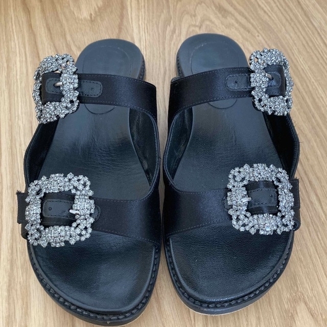 ☆超目玉】 MANOLO マノロブラニク ハンギシ サンダル 37 - BLAHNIK