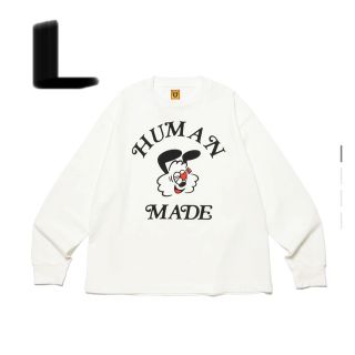 ヒューマンメイド(HUMAN MADE)のhuman made girl's don't cry ロンT ホワイト　(Tシャツ/カットソー(半袖/袖なし))