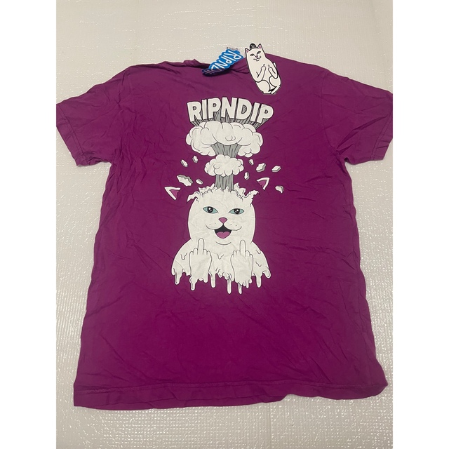 RIPNDIP(リップンディップ)のRIPNDIP(リップンディプ)  Tシャツ　猫　プリント メンズのトップス(Tシャツ/カットソー(半袖/袖なし))の商品写真