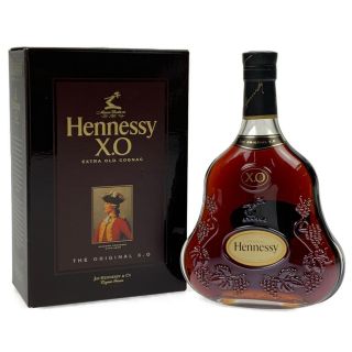 ▽▽Hennessy ヘネシー XO 700ml 黒キャップ クリアボトル(ブランデー)