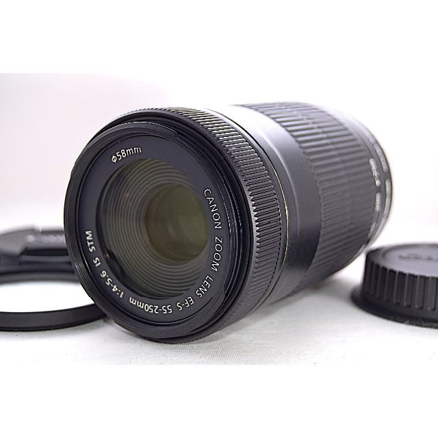 ❤極美品❤️Canon EF-S 55-250㎜ IS STM❤️手振れ補正付き