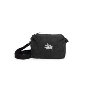 ステューシー(STUSSY)のStussy Canvas Side Pouch Black(ショルダーバッグ)