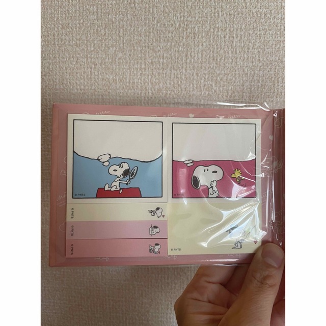 SNOOPY(スヌーピー)のスヌーピー  ふせん エンタメ/ホビーのおもちゃ/ぬいぐるみ(キャラクターグッズ)の商品写真