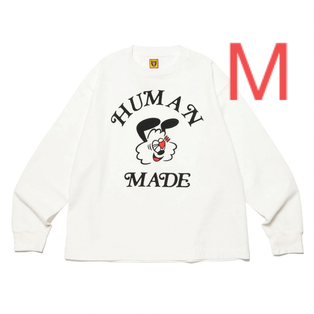 HUMAN MADE(ヒューマンメイド)のGDC VALENTINE'S DAY L/S T-SHIRT Mサイズ メンズのトップス(Tシャツ/カットソー(七分/長袖))の商品写真