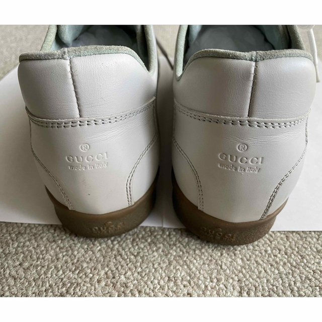 Gucci(グッチ)のGUCCI グッチ ジャーマントレーナー レザースニーカー メンズの靴/シューズ(スニーカー)の商品写真