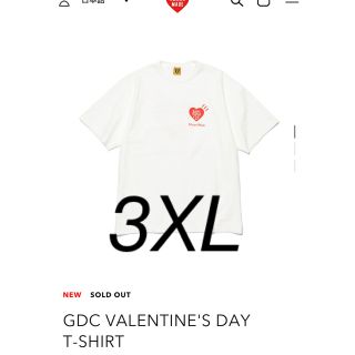 ♡HUMAN MADE♡ GDC VALENTINE'S DAY T-SHIRT