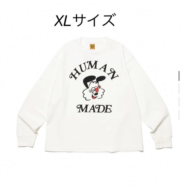 HUMAN MADE(ヒューマンメイド)のGDC VALENTINE'S DAY L/S T-SHIRT XL メンズのトップス(Tシャツ/カットソー(七分/長袖))の商品写真