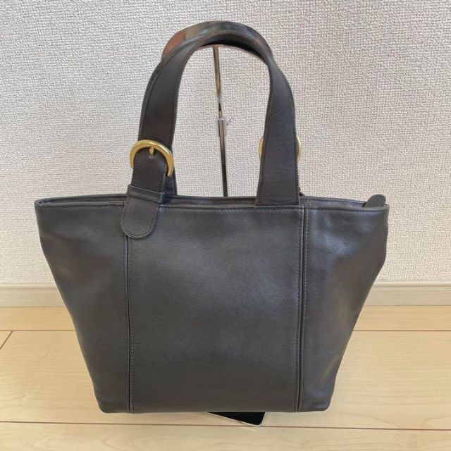 COACH(コーチ)のオールドコーチ ハンドバック 4133 ブラック レザー 本革 タグ 美品 レディースのバッグ(ハンドバッグ)の商品写真