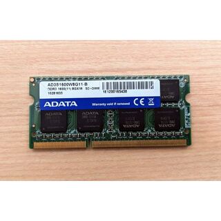 メモリ 8GB DDR3 1600 SO-DIMM ADATA(PCパーツ)