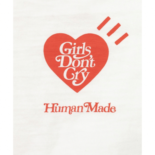 HUMAN MADE GDC VALENTINE'S DAY T-SHIRT 白