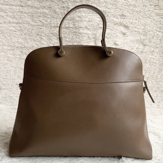 桜舞う季節 FURLA フルラ パイパー ショルダーバッグ 2way カプチーノ