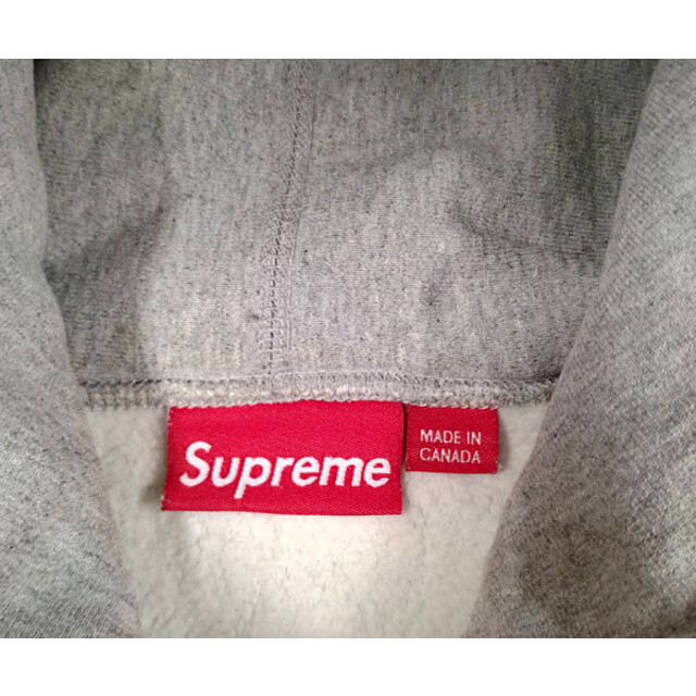 【期間限定値下げ】SUPREME シュプリーム Box Logo Pullover BOXロゴ スウェットパーカー ヘザーグレー サイズM 正規品 /  27903