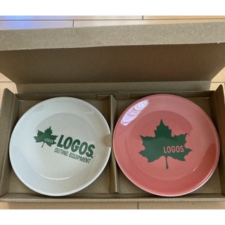 ロゴス(LOGOS)の【新品未使用】LOGOS ミニプレート2枚組(食器)