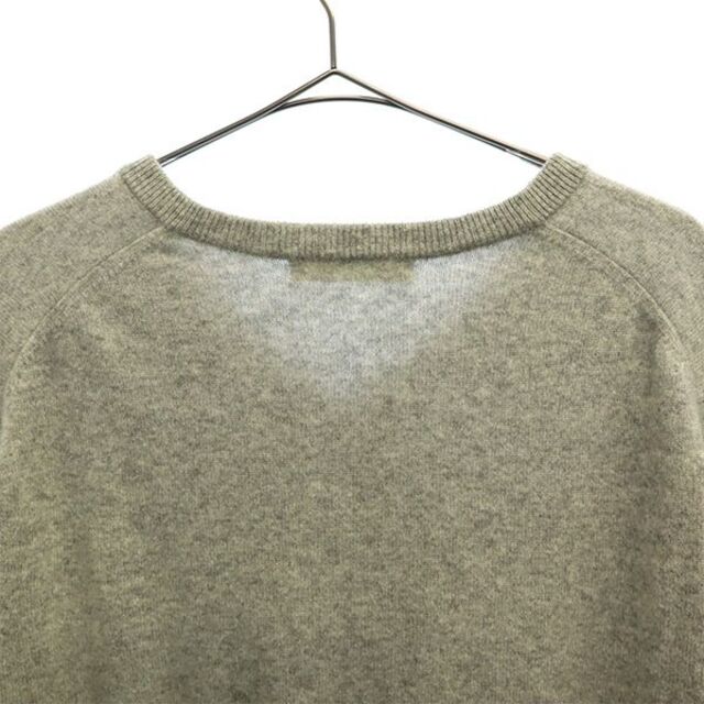 UNIQLO - ユニクロ カシミヤ100% ニット M グレー UNIQLO Vネック