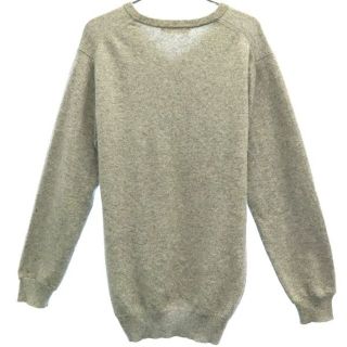 UNIQLO - ユニクロ カシミヤ100% ニット M グレー UNIQLO Vネック