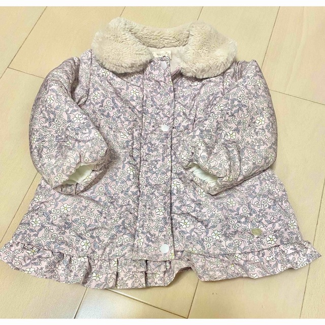 キムラタン(キムラタン)のキムラタン　ビケットクラブ　お花柄　コート　90センチ キッズ/ベビー/マタニティのキッズ服女の子用(90cm~)(コート)の商品写真