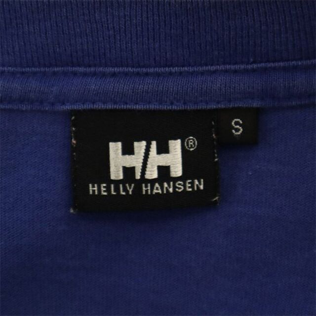 HELLY HANSEN(ヘリーハンセン)のヘリーハンセン ボーダー 長袖 Tシャツ S ブルー HELLY HANSEN メンズ 【中古】  【230205】 メール便可 メンズのトップス(Tシャツ/カットソー(半袖/袖なし))の商品写真