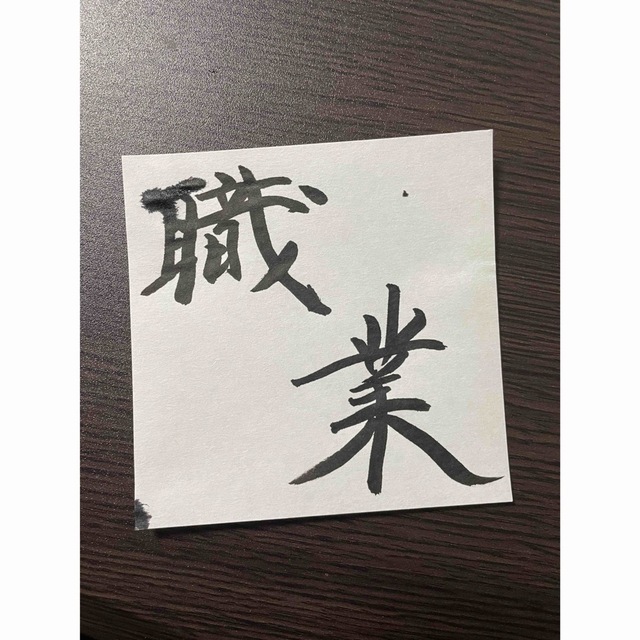 習字 職業 エンタメ/ホビーのアート用品(書道用品)の商品写真