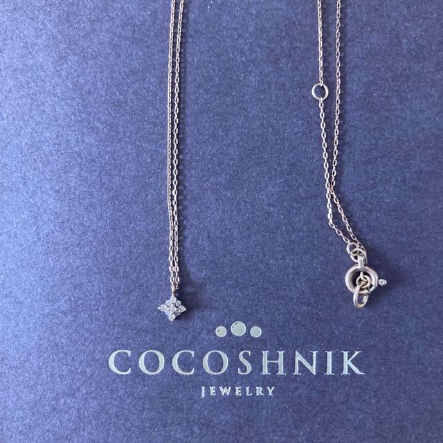 COCOSHNIK　K10 ダイヤネックレス