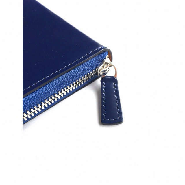 新品 FUJITAKA フジタカ 長財布 ロングウォレット 青 コードバン | www