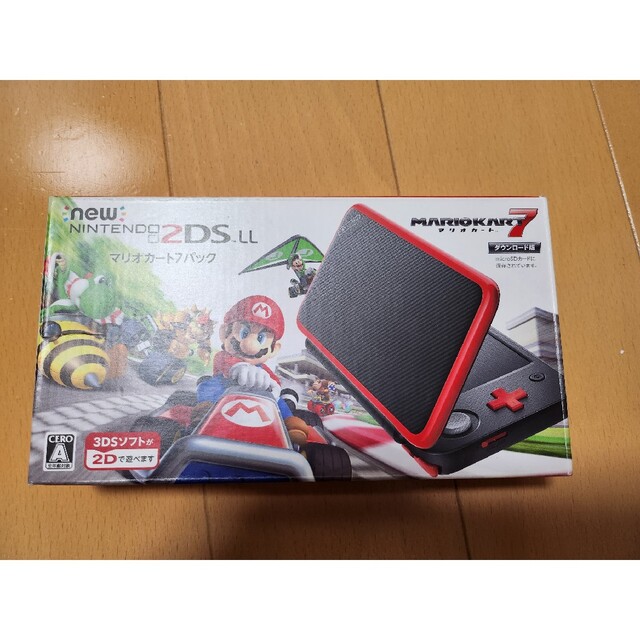 ニンテンドー2DS LL　マリオカート7パック　ペン欠品