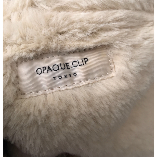 OPAQUE.CLIP(オペークドットクリップ)のOPAQUE.CLIP ファーバッグ　2way  美品 レディースのバッグ(トートバッグ)の商品写真