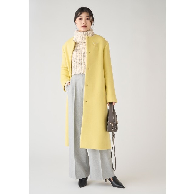 本日限り!【新品】セルフォード◼️バックタックノーカラーコート