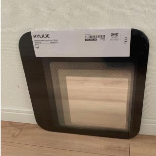 イケア(IKEA)のIKEA HYLKJE 鏡 ブラック ミラー(壁掛けミラー)