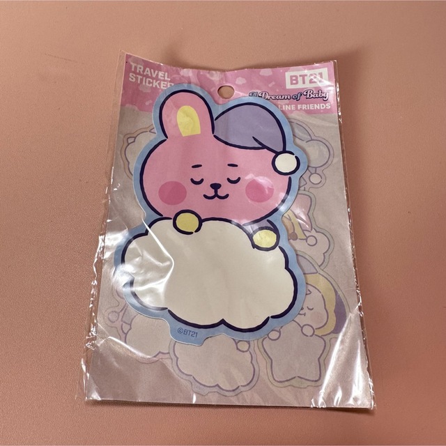 BT21(ビーティーイシビル)のBT21 COOKY トラベルステッカー  エンタメ/ホビーのおもちゃ/ぬいぐるみ(キャラクターグッズ)の商品写真