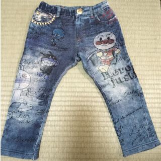 アンパンマン(アンパンマン)の19【おまけ付】アンパンマンキッズコレクション　フォトデニムパンツ　100(パンツ/スパッツ)