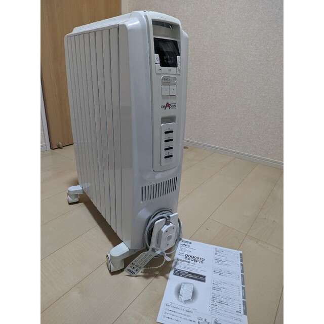 大阪値下げ DeLonghi DDQ0915-WH デロンギ オイルヒーター 白 オイル