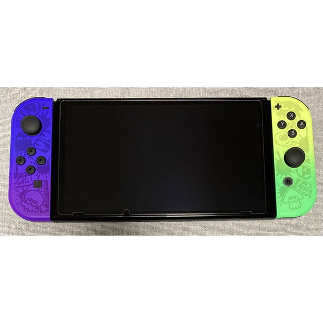 ☆美品・延長保証あり☆Nintendo Switch 有機ELスプラトゥーン31個Joy-Conストラップ