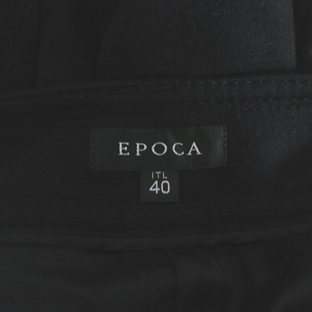 EPOCA(エポカ)のエポカ EPOCA ハーフパンツ ウール ストレッチ ステッチ 40 ブラック レディースのパンツ(その他)の商品写真