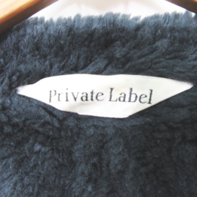 PRIVATE LABEL(プライベートレーベル)のPrivate label フェイクムートンコート M ブラック レディースのジャケット/アウター(その他)の商品写真