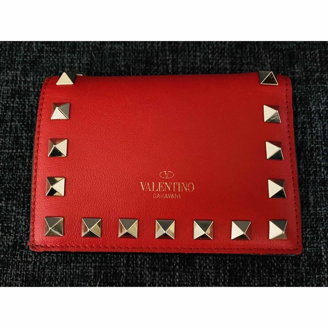 VALENTINOヴァレンティノ スタッズ 財布 - 財布