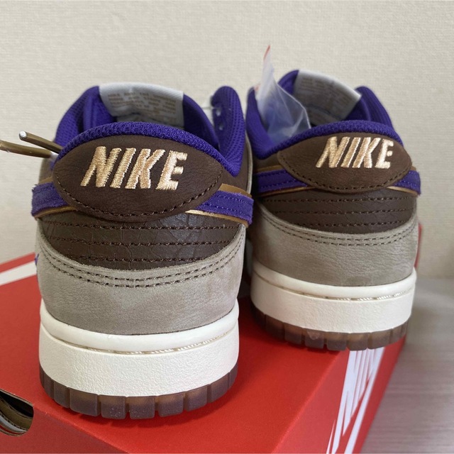 NIKE(ナイキ)のナイキ ダンク ロー 節分 25.5センチ スニーカー 紫 ベージュ セツブン メンズの靴/シューズ(スニーカー)の商品写真
