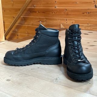 ダナー(Danner)の美品　ダナーライト ブラック 黒 30465 7.5EE(ブーツ)