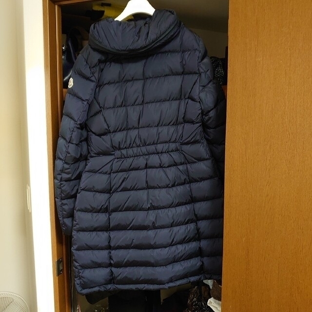 素晴らしい外見 - MONCLER MONCLER ネイビー フラメッテ ダウンコート