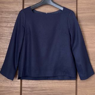 ユナイテッドアローズグリーンレーベルリラクシング(UNITED ARROWS green label relaxing)のグリーンレーベルリラクシング　スクエアネックウール素材プルオーバー(カットソー(長袖/七分))