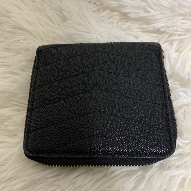 Saint Laurent - 【極美品】サンローラン 折り財布 キャビアスキン 