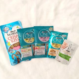 ネスレ(Nestle)のネスレ　ONE  Mon Petit キャットフード　お試し　５点セット(ペットフード)