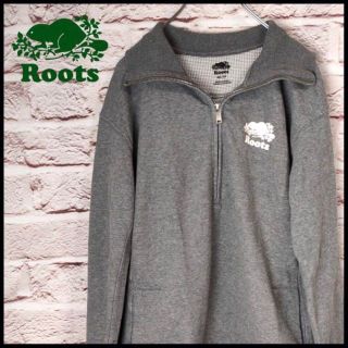 Roots　ジップアップトレーナー　ポケット付き　メンズ　レディース(スウェット)