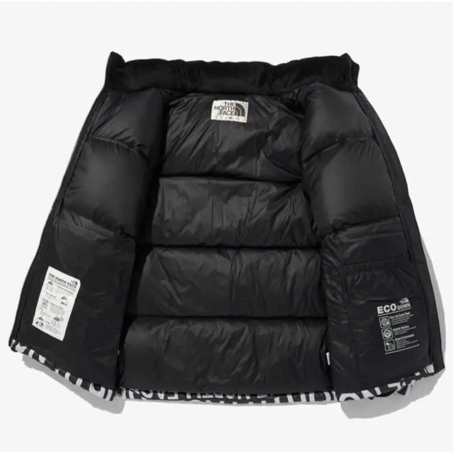 THENORTHFACE ノースフェイス ヌプシ ダウン グラフィック 黒 M-