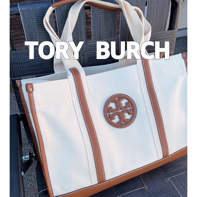 トリーバーチ TORYBURCH トートバッグ PVC キャンバス 極美品 バッグ