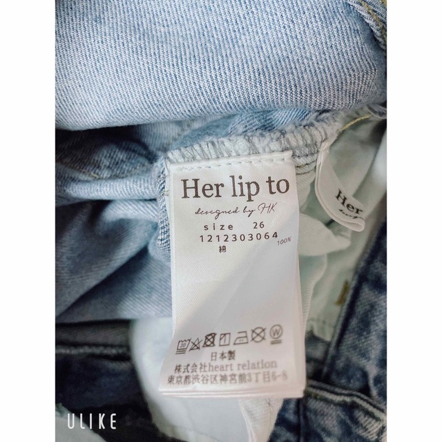 her lip to Tokyo High Rise Jeans サイズ26 2