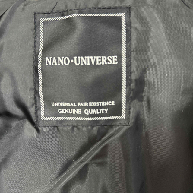 nano・universe(ナノユニバース)の【新品】ナノ・ユニバース(nano・universe)  中綿フードブルゾン メンズのジャケット/アウター(ブルゾン)の商品写真