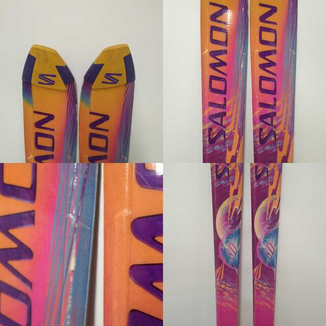 SALOMON(サロモン)のサロモン 8100 EQUIPE DEMO 185cm ビンディング付き ストック 2セット付き スポーツ/アウトドアのスキー(板)の商品写真