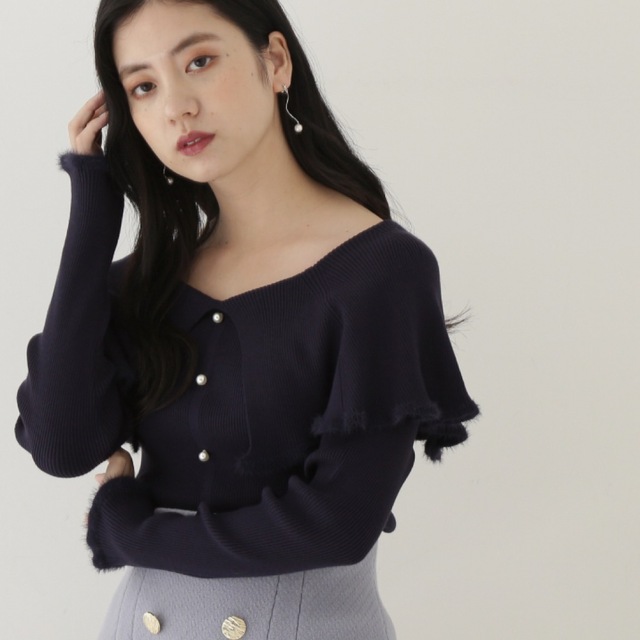 JILLSTUART(ジルスチュアート)の【Sakura様専用】JILLSTUARTケープ付きブラウス レディースのトップス(シャツ/ブラウス(長袖/七分))の商品写真