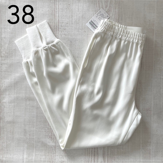 【Col Pierrot /コル ピエロ】Rib Pants(WHITE) 38