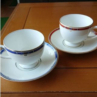 ウェッジウッド(WEDGWOOD)の値下げ未使用⭐ウェッジウッド⭐カップ&ソーサーペア(グラス/カップ)